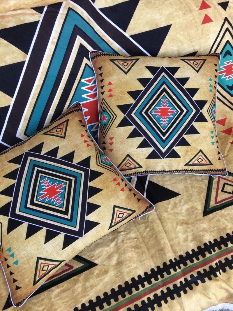 Funda de Cojín Tribal Coyote Funda de Cojín Tribal Coyote