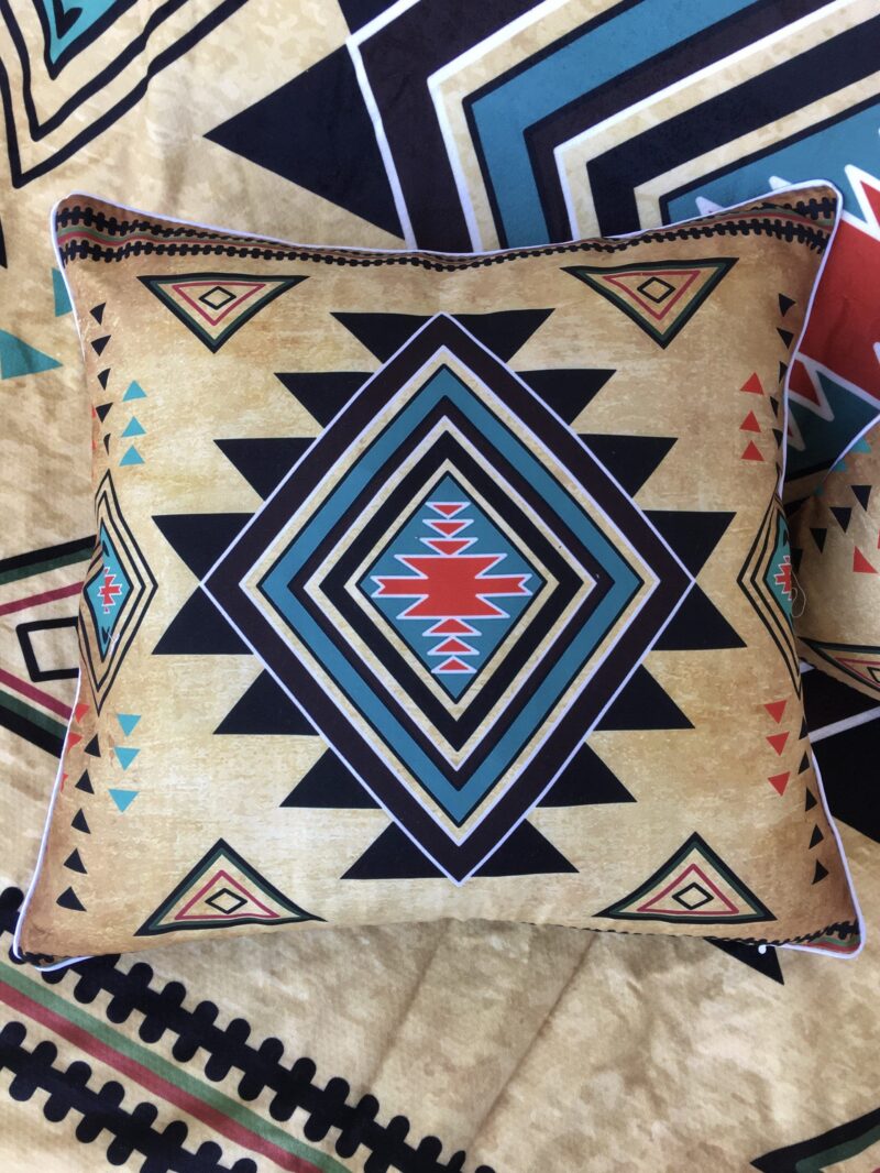 Funda de Cojín Tribal Coyote Funda de Cojín Tribal Coyote
