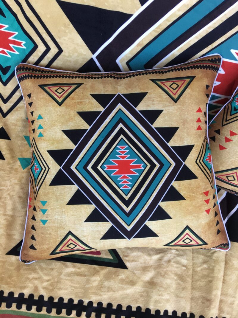 Funda de Cojín Tribal Coyote Funda de Cojín Tribal Coyote