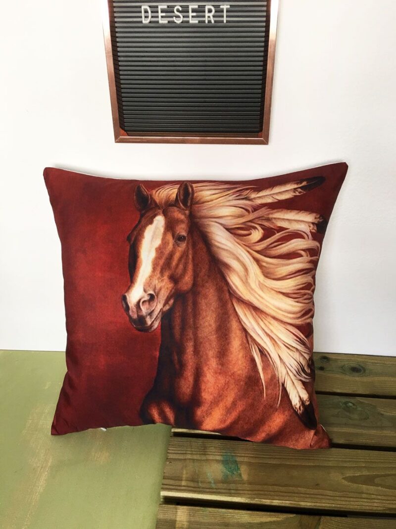 CojinCaballo1.jpg Funda de cojin con print de caballo