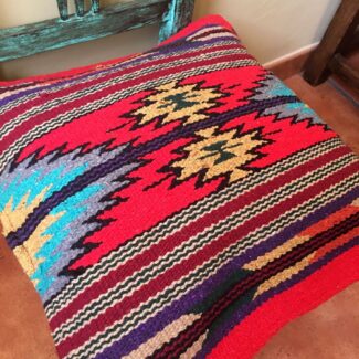 Funda de cojin Tribal Tejida a Mano Desert Carnival
