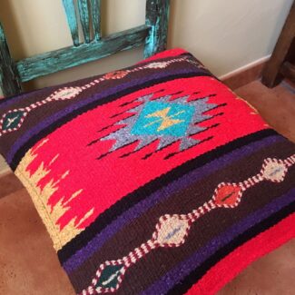 Funda de cojin Tribal Tejida a Mano Goodyear