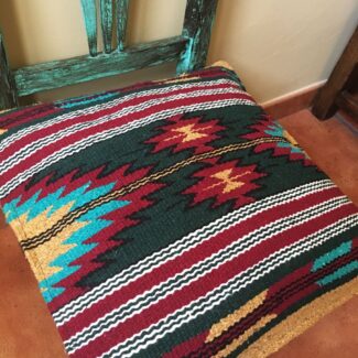 Funda de cojin Tribal Tejida a Mano Pequot