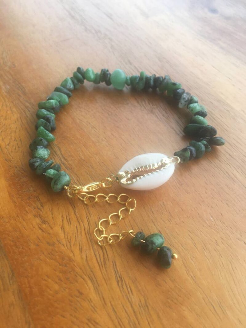 Pulsera de Cauri y Fluorita Sunshine Pulsera de Cauri y Fluorita Sunshine