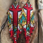 Pendientes de Cuentas Tejidas Cocopah