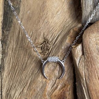 Colgante de luna Naja Naja Chapado en Plata