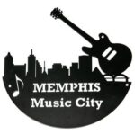 Señal de Metal Memphis Music city