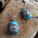 Pendientes estilo suroeste Casa Grande