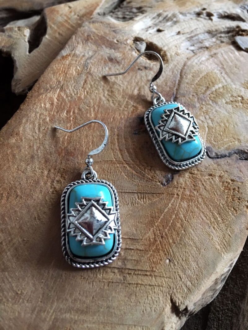 Pendientes estilo suroeste Casa Grande