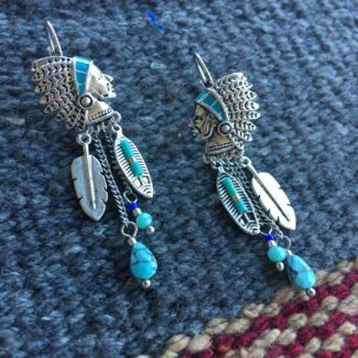 Pendientes Indian Leader