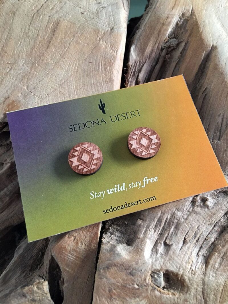 PendientesNavajos1.jpg Pendientes de madera estilo navajo