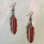 Pendientes de piel