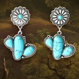 Pendientes-cactus-turquesa-bonitos-y-originales-estilo-boho-chic