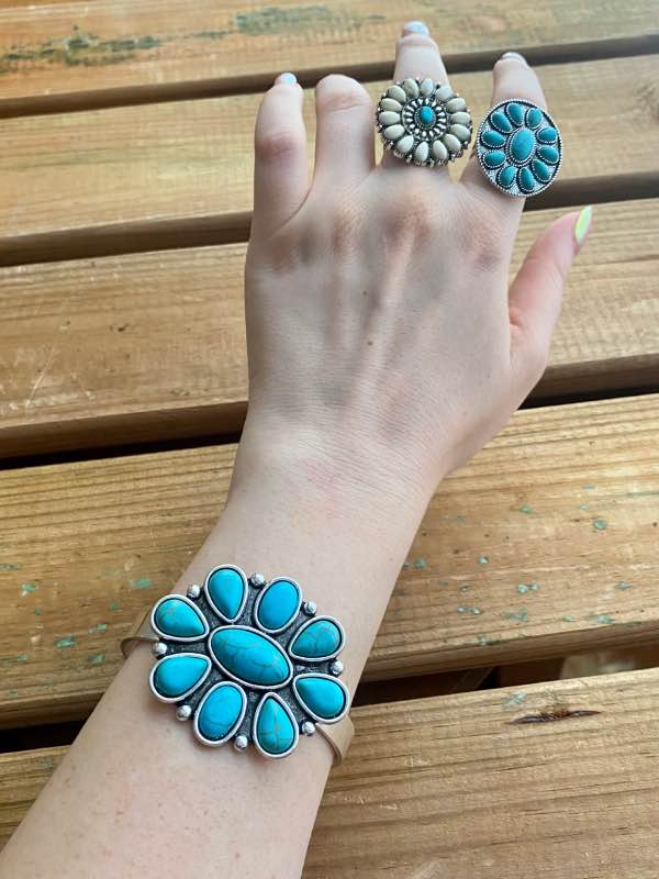 pulsera-turquoise-cluster