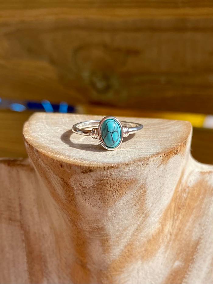 anillo-acero-inoxidable-turquesa-dainty-I Anillo Acero Inoxidable Turquesa Dainty