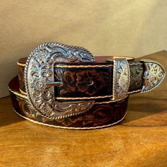 cinturón-tooled-leather-hebilla-country-en-marrón-chocolate-con-hebilla-plateada-de-mujer-estilo-western-y-boho-chic