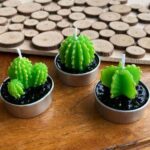 Pack de tres velas de cactus Arizona Green