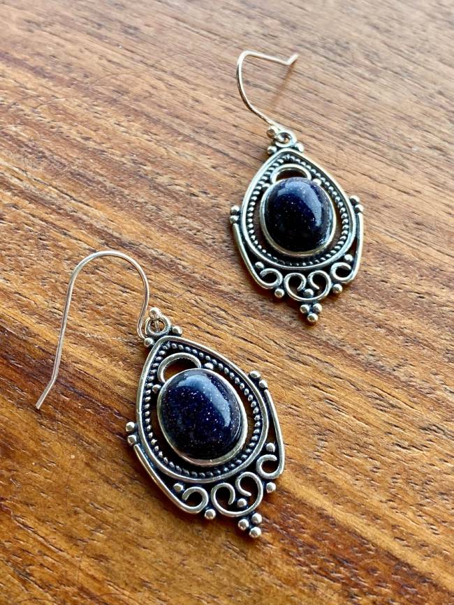 pendientes-azul-marino-y-plata-luna-nueva-II Pendientes azul marino y plata Luna Nueva