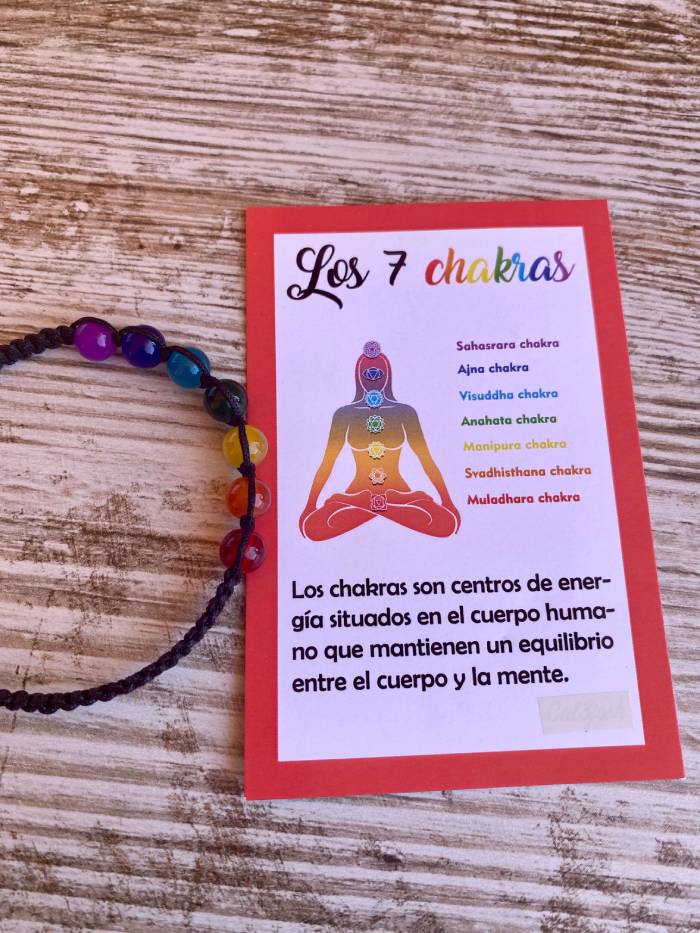 pulsera-chakra-trenzada-VI Pulsera Chakra trenzada con siete bolitas de cristal