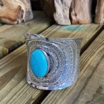 Pulsera Cuff Turquesa Gypsy