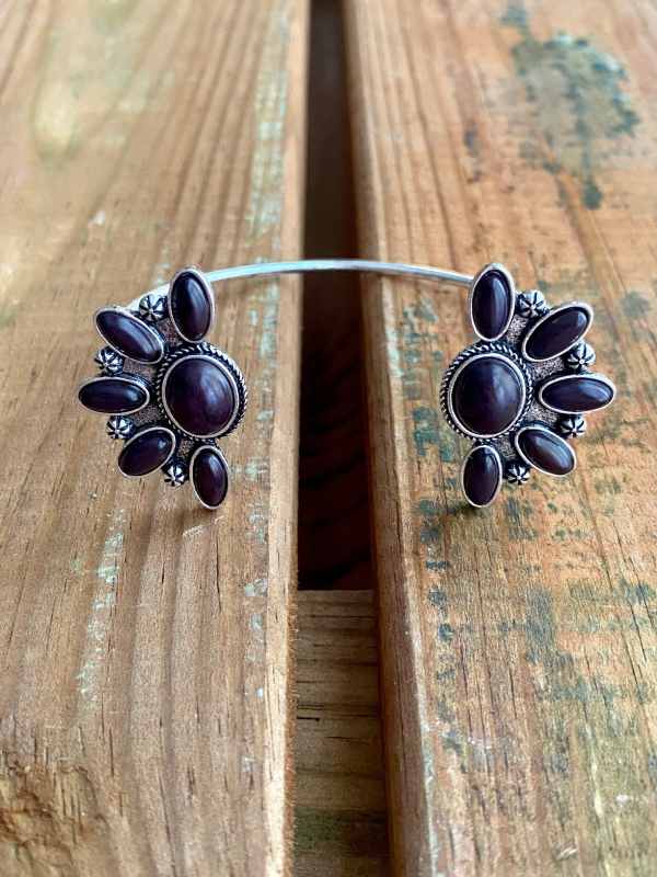 pulsera-plata-envejecida-negra-III pulsera-plata-envejecida-negra-estilo-boho-country-nativo-americano-pulsera-ajustable-fina