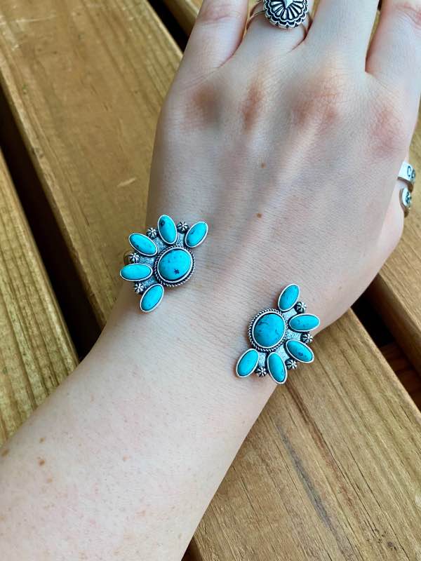 pulsera-plata-envejecida-turquesa-alaska-I pulsera-plata-envejecida-turquesa-alaska