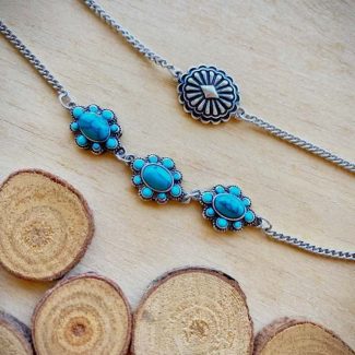 pulseras-concho-y-turquesa-canyons-en-un-pack-de-dos-pulseras-delicadas-plata-estilo-boho-chic-y-country